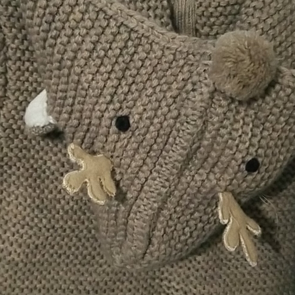 ZARA knit hooded sweater - Picture 2 of 2